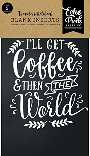 Echo Park Paper Company Coffee & Friends Travelers Notebook Insert-Blank