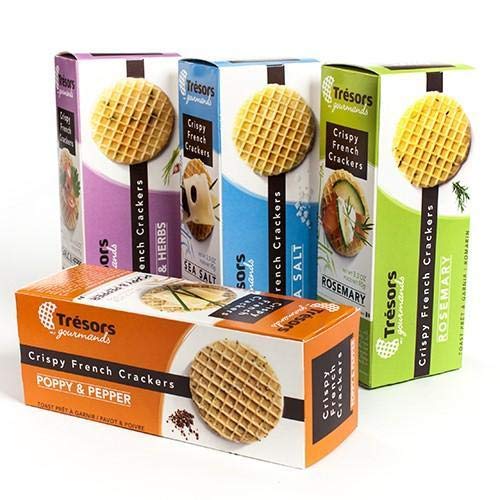 Buy Cri French Waffle Crackers by Tresors Gourmands Sea Salt Flavor