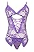 FENTI Womens' Handcuff Gartered Belt Lingerie Midnight Affair Set G-String