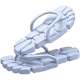 OULIGET Foldable Travel Shower Shoes with Holes,Dry Quickly Non Slip Bath Slippers,Portable Hotel Lightweight Sandals for Spa Nail Salon Beach Pool Gym