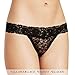 TALEVE Women's Sexy Lace Cheeky Thong Underwear Plus Size Nylon Hipster See Through Panties Pack of 5