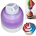 Polytree Icing Piping Bag Nozzle Converter Tri-Color Cream Coupler Cake Decorating Tools