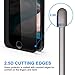 Bestfy 2 PACK iPhone 7/ 8 Privacy-Protective Screen Protector, Anti-Spy Anti-Glare Tempered Glass Screen Protector for iPhone 7/ 8 [Anti-Scratch] [Easy Install] (Black)