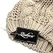 JOVANA New Arrival Top Fashion Winter Warm Women Lady Yong Girls Baggy Beret Chunky Knit Knitted Braided Beanie Hat Ski Cap Crochet Knitted Hat Knitted Crochet Oversized Slouch Hat for Women (Beige)