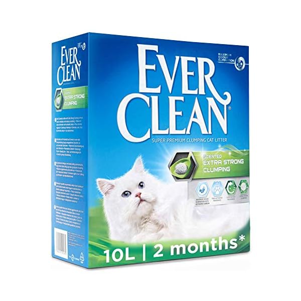 Ever Clean Extra Strong Clumping Cat Litter, 10 Litre, Scented