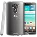 LG G3 Case, i-Blason Hybrid Frost Clear Case/Cover with TPU Bumper and Frost Clear Hard Cover for LG G3