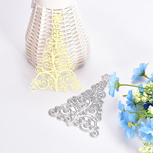 TOPUNDER Merry Christmas Metal Cutting Dies Stencils Scrapbooking Embossing DIY Crafts C - Thumbnail 2