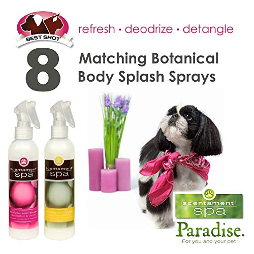 Best Shot Pet Scentament Spa Botanical Body Splash, Mandarin Jasmine Honey, 8 oz - Image 3