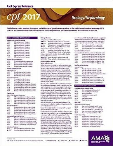 CPT 2017 Express Reference Coding Card: Urology / Nephrology (CPT 2017 Express Reference Coding Cards), by American Medical Association