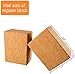 Yaegoo Yoga Blocks, Set of 2, 3 Inchx6 Inchx4.5 Inch- Natural Cork Brick Provides Stability Balance & Support, Improve Strength and Deepen Poses – Great for Yoga, Pilates, Workout, Fitness & Gymthumb 1