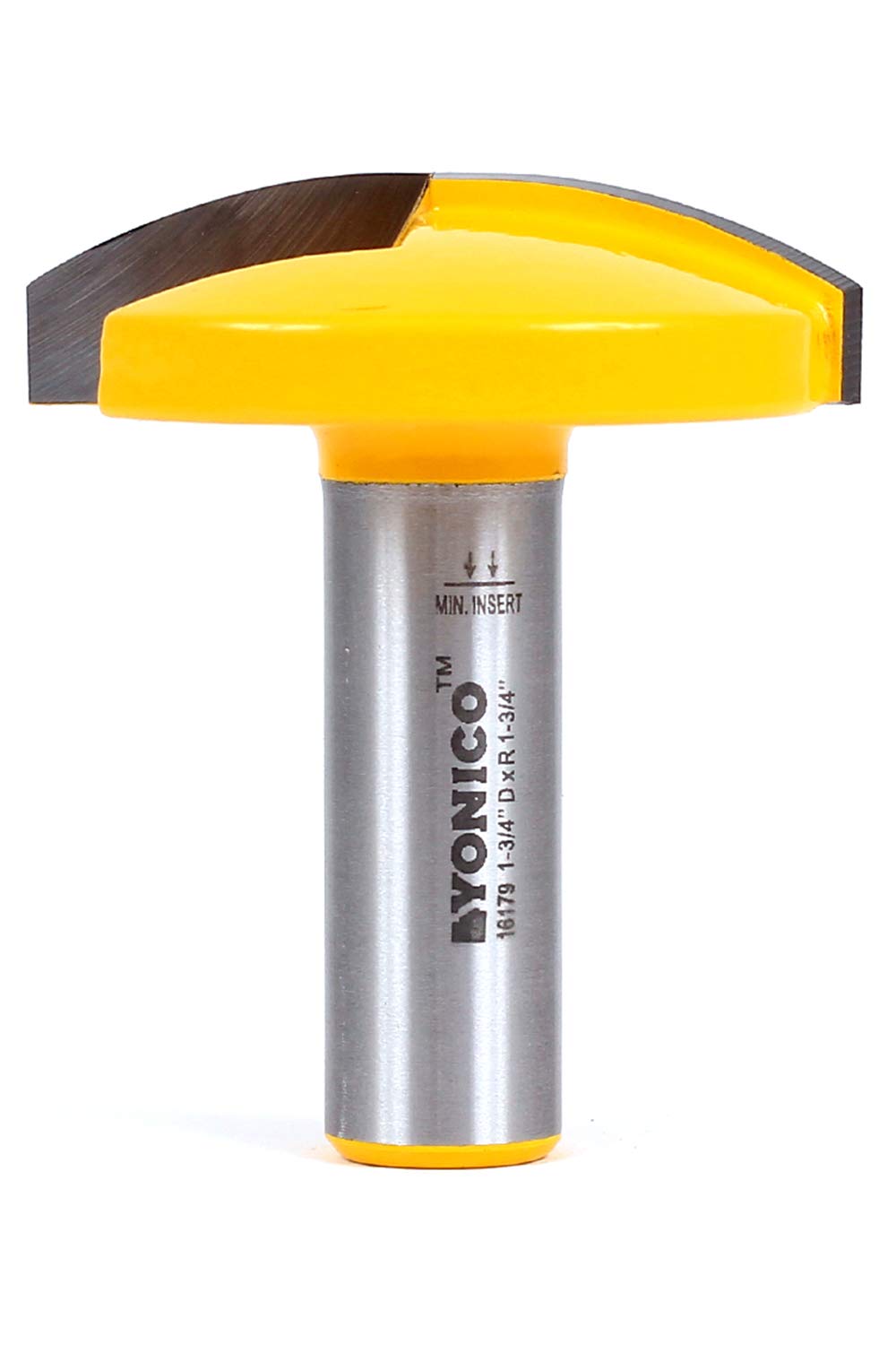 YONICO Horizontal Crown Router Bit 1-3/4-Inch Radius 1/2-Inch Shank 16179