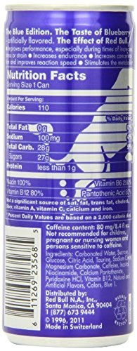 30 PACK – RED BULL ENERGY DRINK – THE BLUE EDITION – 8.4OZ.