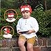 Charlxee Kids Headphones Cozy Foldable Headphone Headband Toddler Headphones for Air Travel or Home -Orange Fox