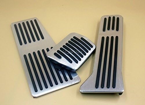 WANWUCar Gas Fuel Pedal Cover Brake Pedals Rest Pedal Covers Compatible with Mazda 3 6 MK3 MK6 2014-2018 CX-5(at)