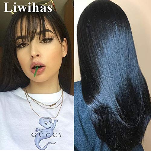 Liwihas-Silky-Brazilian-Virgin-Straight-Human-Hair-Wigs-with-Bangs-130-Density-None-Lace-Front-Wigs-Glueless-Machine-Made-Wigs-for-Black-Women-Natural-Color-26inch-Straight-Wigs
