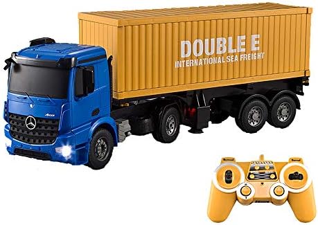 RC Container Truck Model 2.4GHZ 1:20 Mercedes Benz authorize Arocs Super Speed rc Truck Trailer Truck Container Simulated Lights Toys The Best Gifts