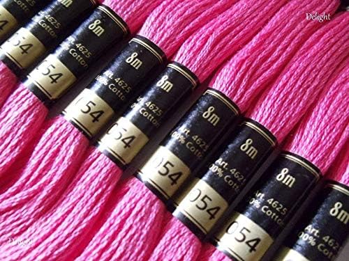 Punto de cruz de algodón bordado hilo flor/madeja: Amazon.es: Instrumentos musicales