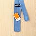 Dan Smith Royal Blue Skinny Knit Neckwear For Mens Flat-End Slim Knit Neckties Blue Silk Blend DAO3E01I Plain