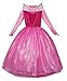 JerrisApparel Princess Dress Girl Party Dress Ceremony Fancy Costume (4T, Pink)