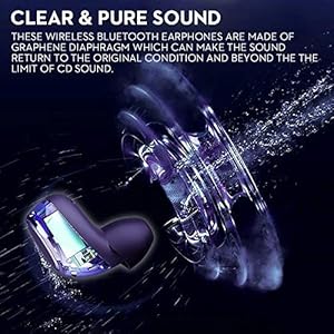 bokman T2 Cuffie Bluetooth 5.0, Auricolari Bluetooth Senza Fili, Cuffie in-ear Wireless IPX5 Impermeabili per Sport… - immagine 4