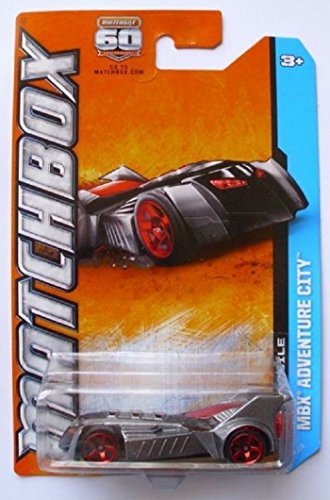 Matchbox 60th Anniversary MBX Adventure City 10/120 - Batmobile [Gray]