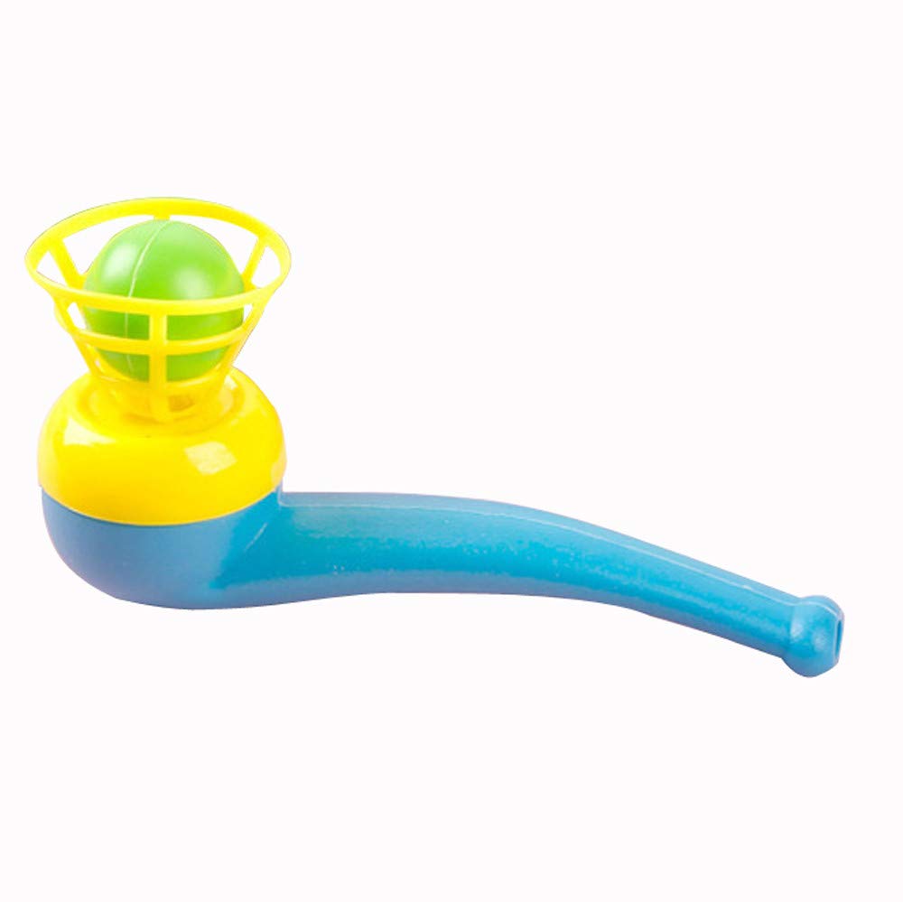 kitt Blow Pipe & Balls - Low Pipe & Ball Children's Party Bag Filler Toy Partyware Pinata Toy Loot/Party Bag Fillers Wedding/Kids