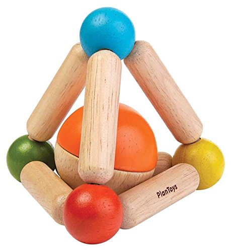 PlanToys 5244 Triangle Clutching Baby Toy