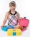 Leakproof Bento Box with Removable 4 Section Tray | Nontoxic, Easy to Clean, for Kids & Adults | 16 Bonus Lunchbox Notes by Three Squares, (Sunflower Yellow)