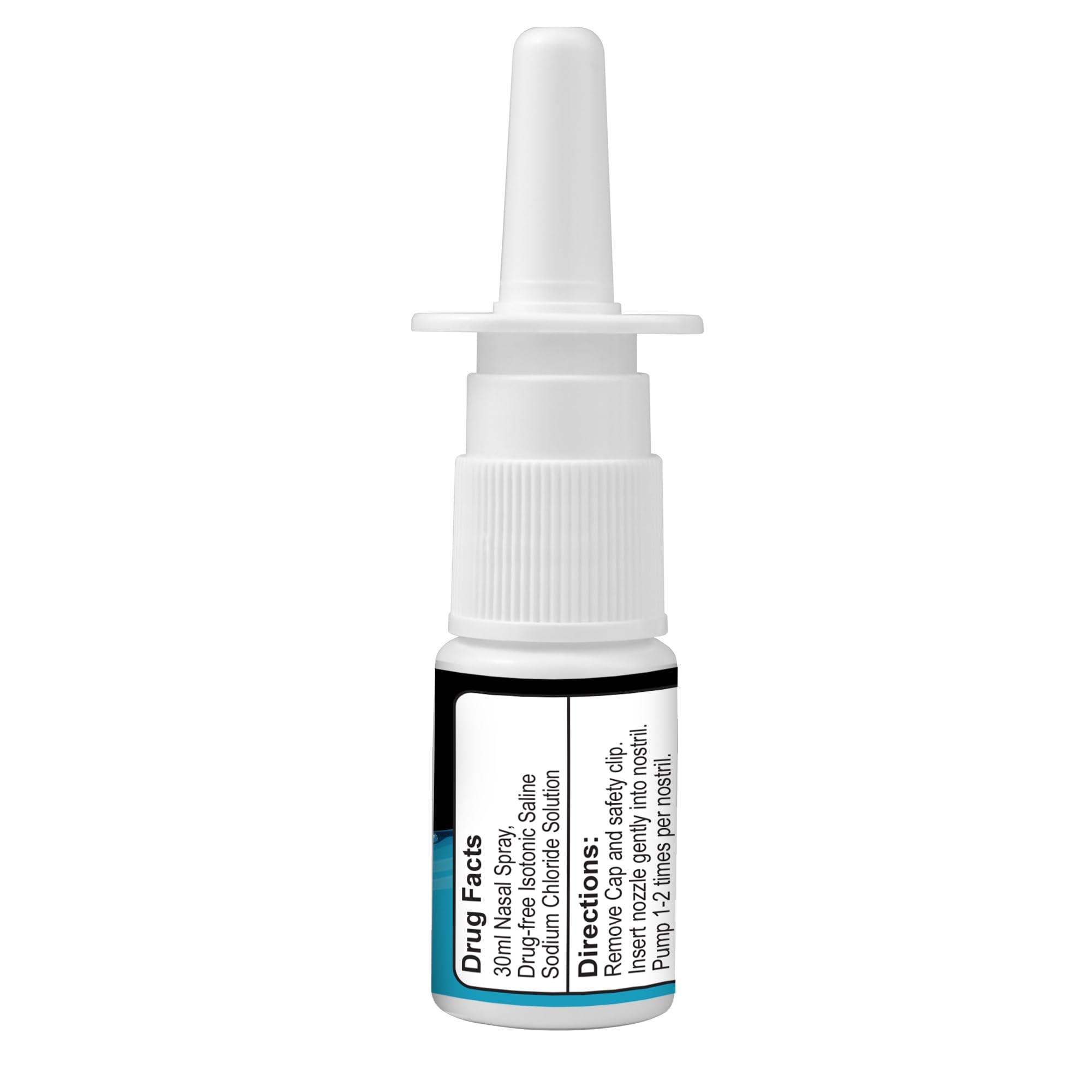 Shusher Care Saline Spray for Nose - Nasal Spray Saline Solution for Newborn, Baby & Adults, Salt Water Decongestant Mist for Stuffy Nose, Travel Friendly, Natural, 0.9% Saline - 30 ml (1.01 fl oz)