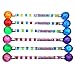 15 Long Cheerleader Baton Sticks Glitter Baton (2 Pack) Twirling for Girls Marching Band Games Toy with 2 GosuToys Stickers Gift Bundle