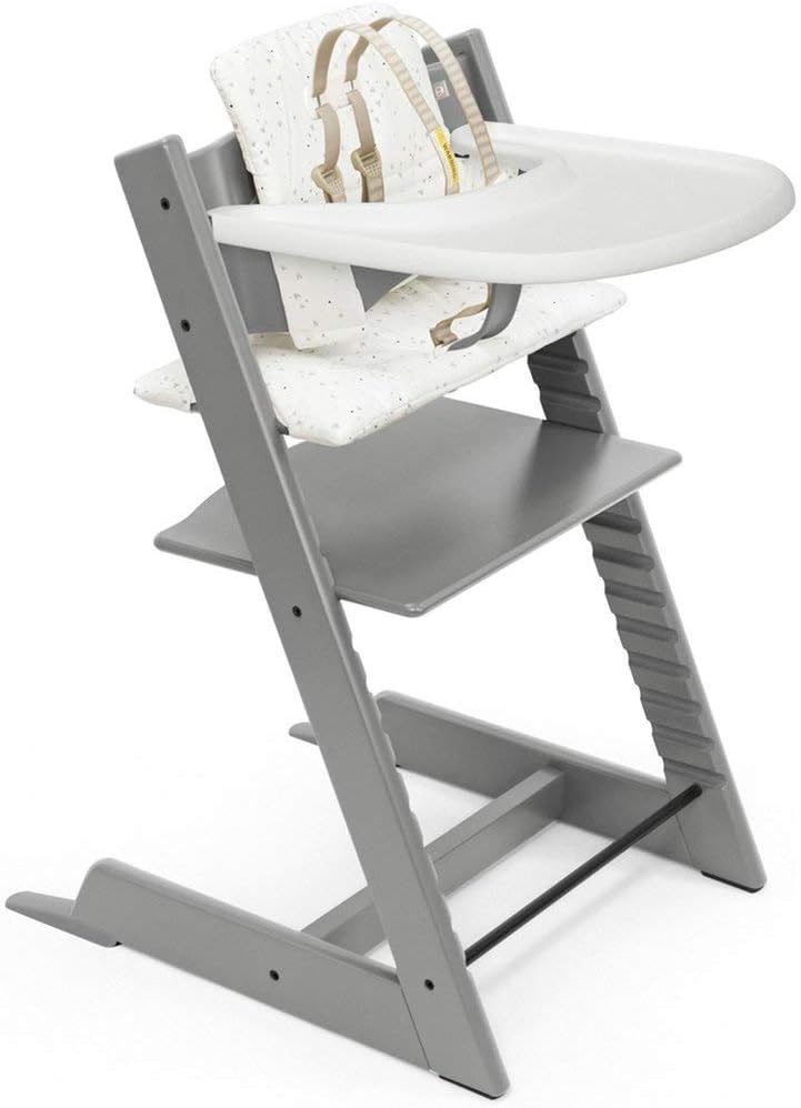 grey baby high chair