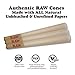 RAW 900 Organic 1 1/4 Cones - Sturdy W Gallery RAW Box - Pure Hemp 1.25 84mm Pre-Rolled Cones - 26mm Filter Tips - Natural Unbleached Unrefined Rolling Papers - Bulk Pack Bundle
