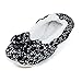 Snoozies Women's Lightweight Tweed Ballet with Bow Slipper Socks
