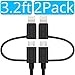 Apple MFi Certified Lightning Cables [2-Pack] - Skiva USBLink Duo 2-in-1 Sync and Charge Cable (3.2ft / 1m) with Lightning & microUSB for iPhone X 8 8Plus 7 6s Plus SE, Samsung Galaxy S7 [Model:CB152]