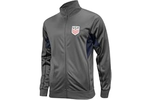 Icon Sports Officially Licensed US Soccer Federation Track Jacket - Unisex Adult