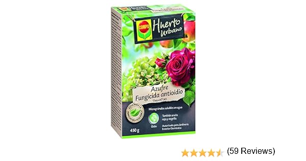 Compo 1652102011 - Azufre Fungicida antioidio 450 g, 1 unidad ...