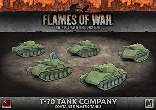 Flames of War: Mid War: Soviet: T-70 Tank Company (SBX55)