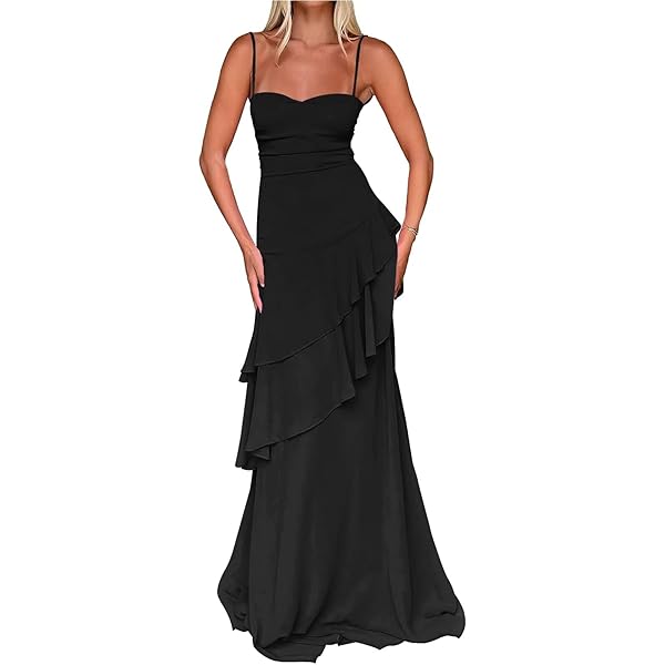 Amazon.com: RGKEIO Tiered Ruffles Bridesmaid Dresses 2025 for Women Layered Prom Dress Long Chiffon Formal Evening Gowns Black : Clothing, Shoes & Jewelry Amazon.com: RGKEIO Tiered Ruffles Bridesmaid Dresses 2025 for Women Layered Prom Dress Long Chiffon Formal Evening Gowns Black : Clothing, Shoes & Jewelry