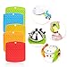 Umiwe Silicone Trivet Mat and Spoon Rest Multipurpose Kitchen Gadgets:Pot Holder, Hot Pads, Jar Opener, and Table Coaster - Heat Resistant & Dishwasher Safe - Bright Colors