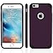 iPhone 6S Plus Case, MagicMobile® Hybrid Thin Armor Protective Case For Apple iPhone 6S Plus Shockproof Skin Hard Dual Defender Cover Impact Resistant Case for iPhone 6S Plus (5.5-inch) [Purple/Black]