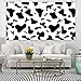 Cow Print Backdrop Banner Cow Farm Animal Themed Party Favor Cow Print Party Decorations Western Cowboy Party Backdrop Banner for Farm Animal Party Picnic Supplies, 72.8 x 43.3 Inch