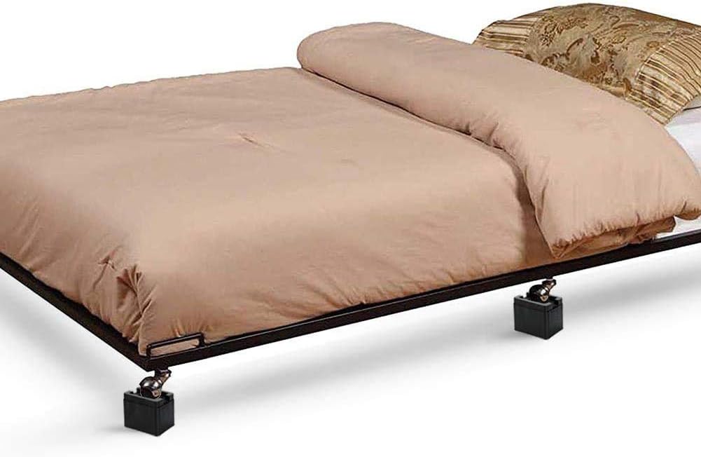 Kyrieval 3 Inch Bed Risers Heavy Duty U Shape Adjustable Furniture Risers for Casters Wheels of Furniture, Sofa, Table and Couch 4 pcs: Home & Kitchen