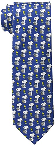 Peanuts Men's Easter Snoopy with A Basket Tie