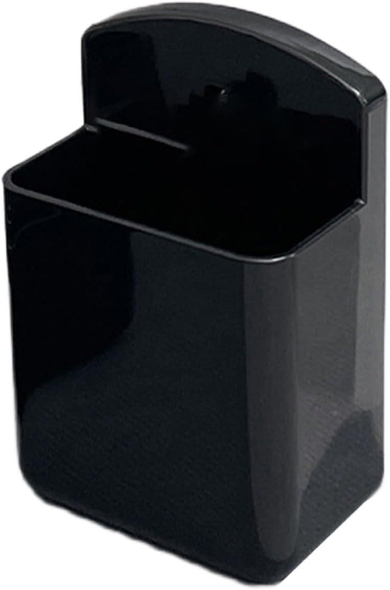 Vilgftyiet Remote Control Wall Mounted Holder - White ABS Organizer