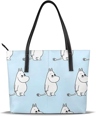 Amazon Moomin ムーミン トートバッグ キャンパス ハンドバッグ ショルダーバッグ レディース 大きい 軽量 ジムバッグ 通勤 通学 バッグ 帆布 お斜めがけ 黒 肩掛け 手提げ 収納 旅行 シューズ バッグ