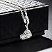 TINYSAND Princess 925 Sterling Silver Princess Crown Charm Pendant with Clear CZ Stones, Dangling Bead for Charms Bracelet