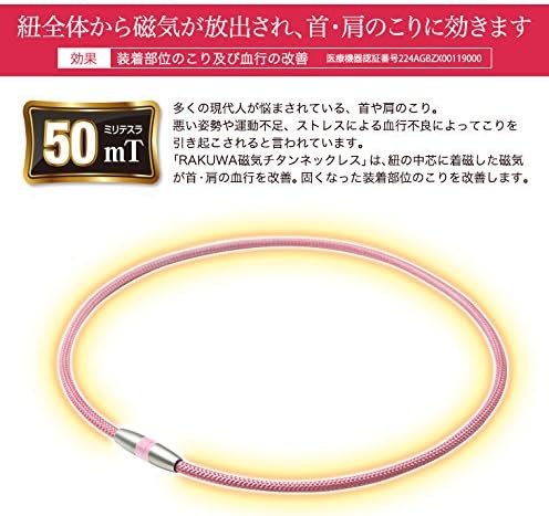 Amazon ファイテン Phiten ネックレス Rakuwa 磁気チタンネックレス Phiten ファイテン 磁気 チタン ゲルマニウムアクセサリー