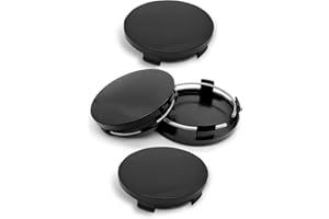 CouTunp 4PCS Car Wheel Center Caps, 60MM/2.36In OD 56MM/2.2In ID Center Hub Cover, ABS Snap-in Vehicle Rim Hub Caps, Rustproo