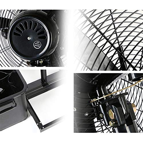 Standventilator Beschlagener oszillierender Ventilator 49L großer