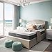 Cool Gel 12 Inch King Mattress Memory Foam Medium Firm, King Size Memory Foam Mattress Cooling, Made in the USA, 12